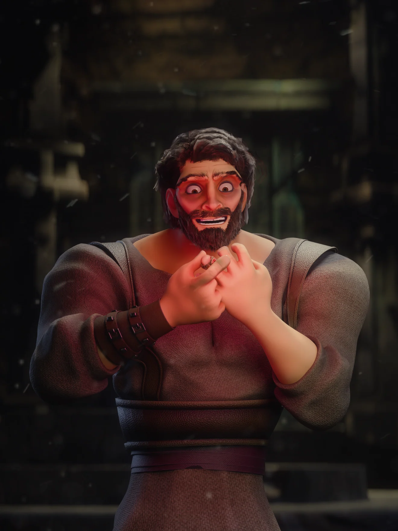 Father — finished character render