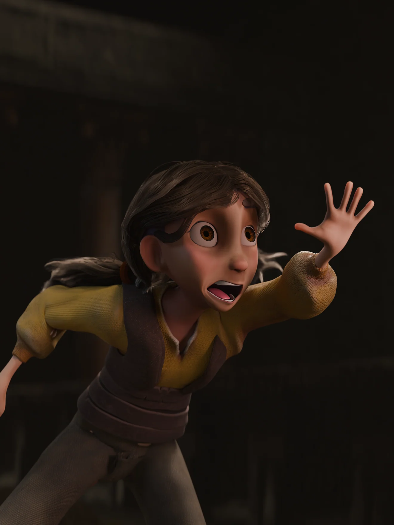 Daughter — finished character render