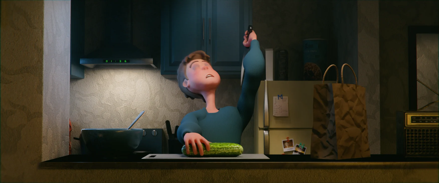 Midnight Snack — the original sleepwalking kitchen scene