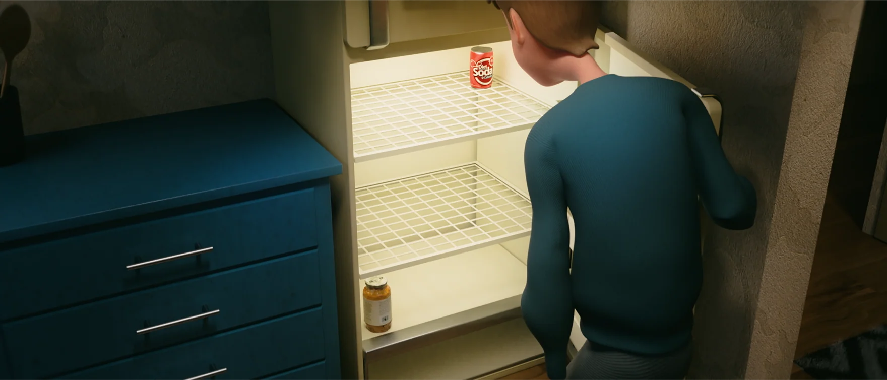 Searching for a midnight snack
