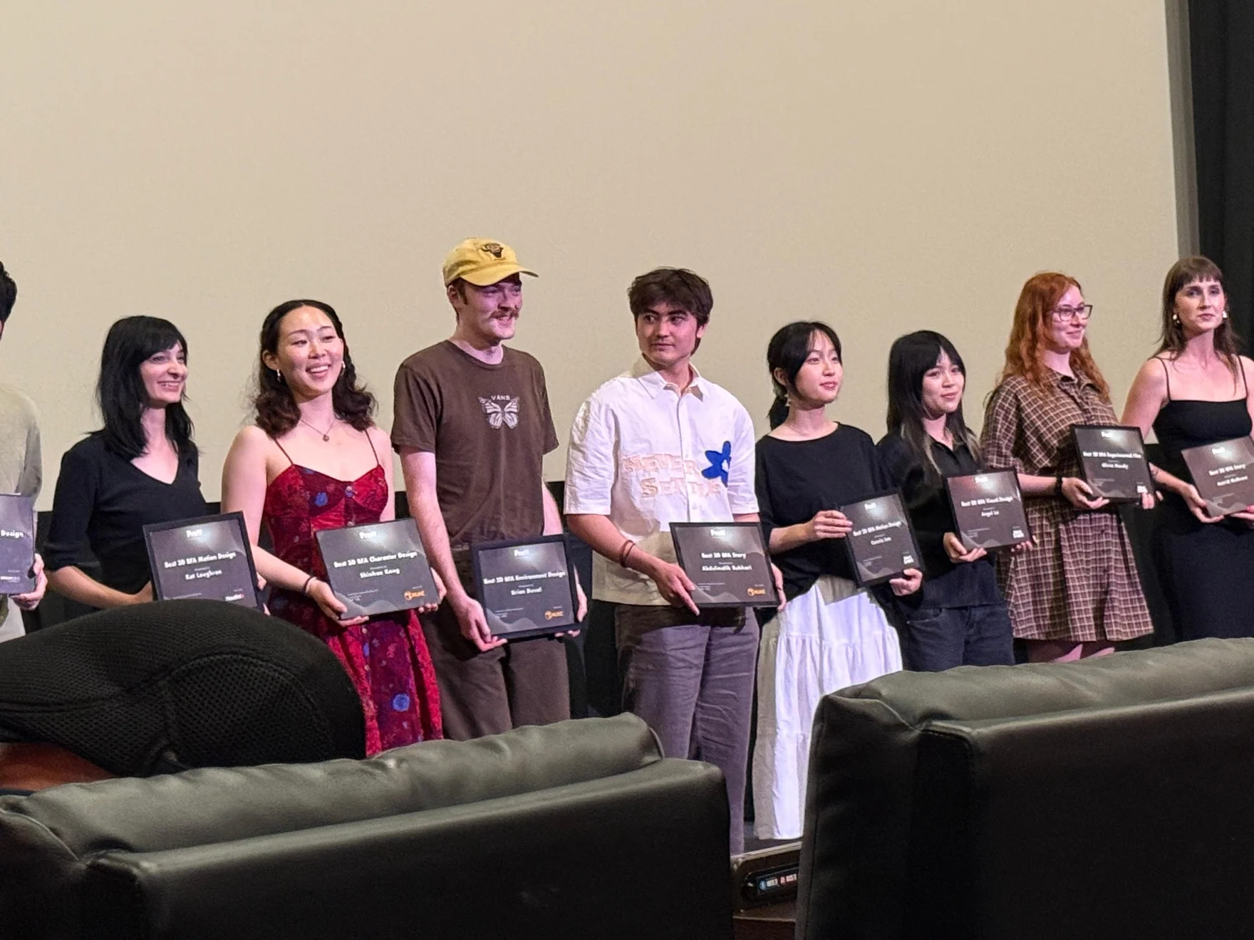 Pratt award presentation, including the Best 3D BFA Story award